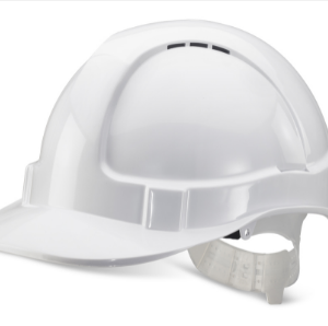 ECONOMY VENTED SAFETY HELMET WHITE